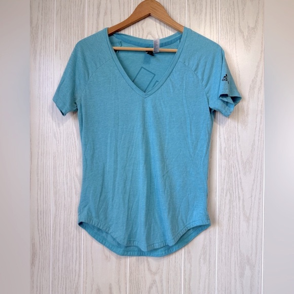 Adidas Blue Women’s Athletic Top Size Small LNC - Picture 1 of 3